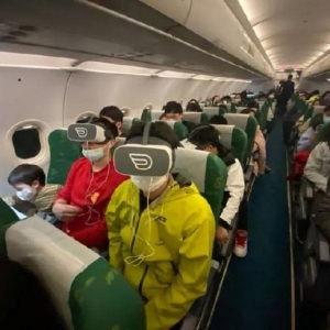 Inflight VR用Pico VR头显为中国春秋航空带来VR娱乐体验